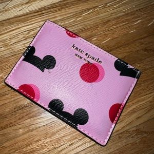DUO KATE SPADE x DISNEY CARD HOLDERS BUNDLE LIMITED EDITION GOOD USED CONDITION